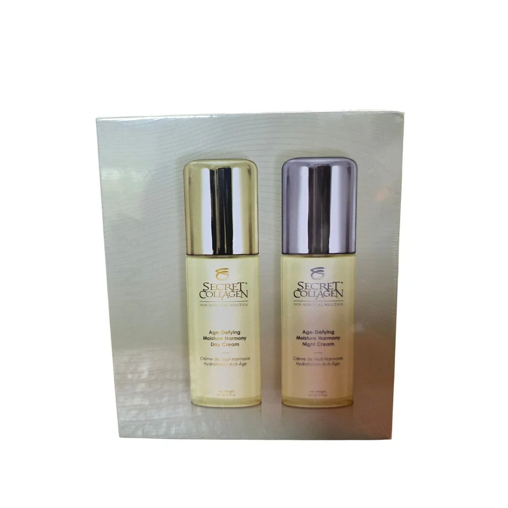 Secret Collagen Age-Defying Moisture Harmony Day & Night Set 1.7oz New Sealed